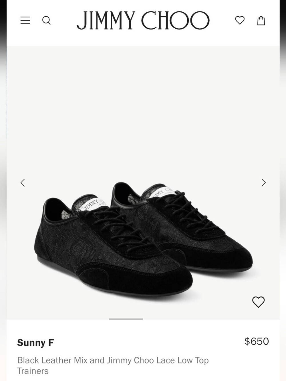 Jimmy Choo 2026 Sunny Sneakers